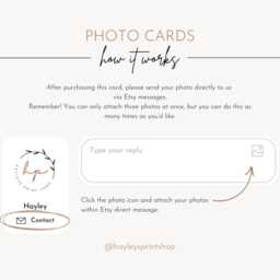 Personalised Photo Collage Card, Custom Birthday, Anniversary, Wedding, Memory, Minimalistic Gift, Girlfriend Boyfriend, Gift For Loved Ones - thumbnail 3