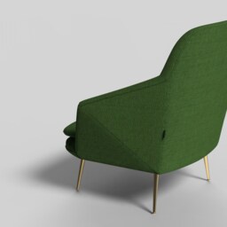 Tapered Gold Sofa Legs & Ottoman Legs, Mid Century - thumbnail 4