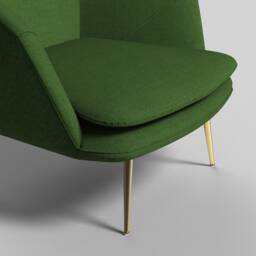 Tapered Gold Sofa Legs & Ottoman Legs, Mid Century - thumbnail 2
