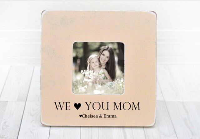 Mothers Day Gift For Mom Personalized Picture Frame We Love You From Kids Daughter Son Grandchildren, Holiday - image 1