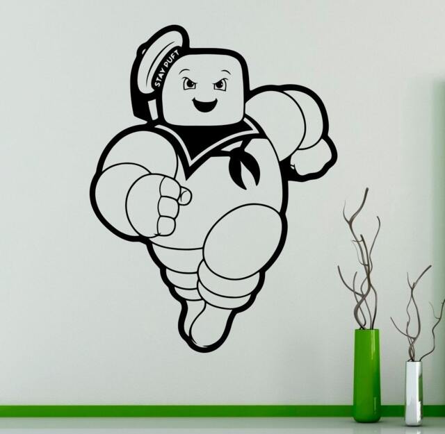 Marshmallow Man Vinyl Decal Stay Puft Ghostbusters Wall Sticker Nursery Interior Graphics Bedroom Children's Kids Room Art 9(Gbr - image 1