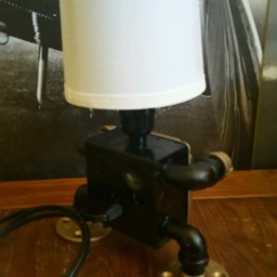 Geaux Saints Table Lamp, New Orleans, Saints, Cool Lamps, Unique Gift Ideas, Sports, Football - thumbnail 2