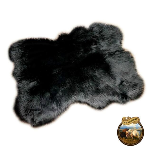 Faux Fur Thick Shag Random Sheepskin Accent Rug - Soft Plush Stylish 6 Great Colors & Sizes Designer Rugs Accents Usa - image 1