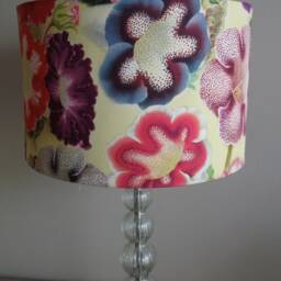 Designers Guild John Derian Varietes De Gloxinia Floral Fabric Lampshade - 35 Or 40cm -Handmade - thumbnail 4
