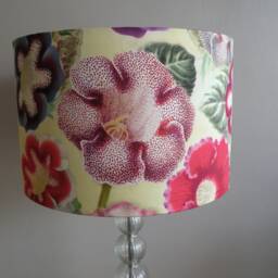 Designers Guild John Derian Varietes De Gloxinia Floral Fabric Lampshade - 35 Or 40cm -Handmade - thumbnail 3