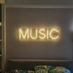 Led Neon Music Sign Wall Art Decor, UK Made - thumbnail 2
