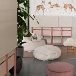 Woodland Deer Wall Sticker Trio Neutral Nursery Decor - thumbnail 2