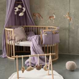 Woodland Deer Wall Sticker Trio Neutral Nursery Decor - thumbnail 4