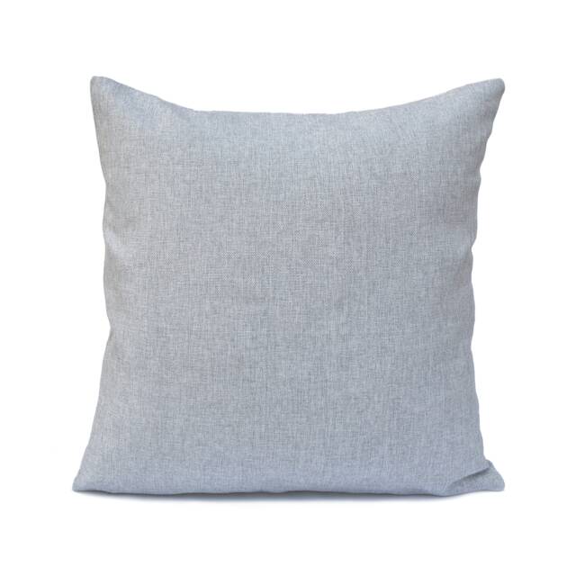 Light Grey Silver Pillow, Decorative Throw Pillow Cover, Cushion Accent Linen Blend Sparkles Boutique Modern Pillows - image 1