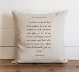 Book Collection_Nicholas Sparks 20 X Pillow Cover // Everyday Throw Gift Accent Cushion - thumbnail 1