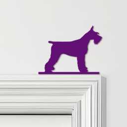 Door Topper Giant Schnauzer Dog Various Colours Top Of Decorative Sign - Novelty Wall Decor, Frame Art, Art - thumbnail 4