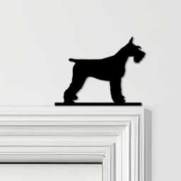 Door Topper Giant Schnauzer Dog Various Colours Top Of Decorative Sign - Novelty Wall Decor, Frame Art, Art - thumbnail 1