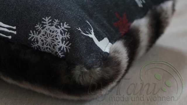 Cushion Cover With Faux Fur 40 X cm - image 1