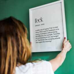 Feck Definition Print - Funny Irish Slang Wall Art - Unframed Decor Gift Culture Humour Humorous Gifts For Home Banter - thumbnail 3