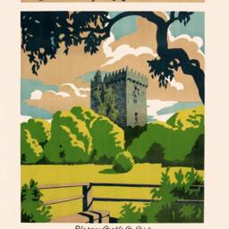 Reprint Of A Vintage 1930S Visit Blarney Castle in Ireland Travel Poster - thumbnail 3