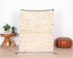 Small Beni Ourain Rug, Moroccan Rug 3x5 Ft, Authentic Handmade Berber Carpet, Genuine Wool Rug, Area Tapis Berbere, Teppic - thumbnail 1