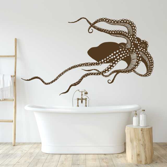 Octopus Tentacles Wall Decal Removable Vinyl Art 2072 - image 1