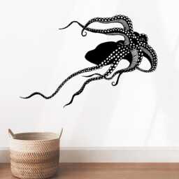 Octopus Tentacles Wall Decal Removable Vinyl Art 2072 - thumbnail 2