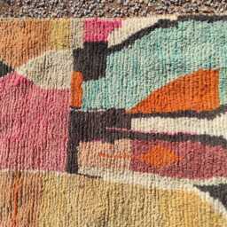 Custom Beni Ourain Rug Handmade Moroccan Wool Area Rug - thumbnail 4