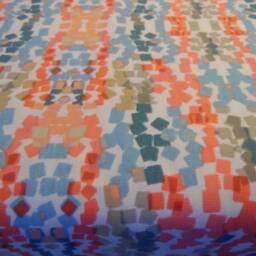 Mosiac Tile.slipcovers.toss Pillows.throw Pillow. Accent Pillow.pillow Cover.cushion Cover.red.pink.tan.blue.cream.white.decor Pillow Covers - thumbnail 4
