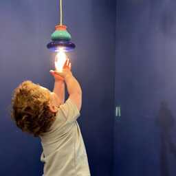 Colorful Ceramic Pendant Lamp Handmade Clay Lighting - thumbnail 4