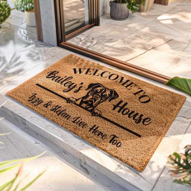 Boxer Doormat - Custom Dog Breed Welcome Mat For Lovers Personalized Gift Breeds - image 1