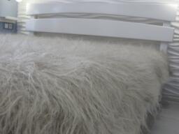 Handwoven Wool Flokati Throw Blanket Fuzzy Shag Bed Cover