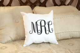 Personalized Pillow, Pillow Cover, Custom With Monogram, Home Sweet Decorative Pillows, Designer - thumbnail 1
