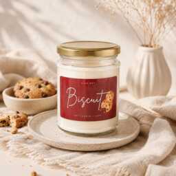 Christmas 250G Soy Candle- Wood Or Cotton Wick- Salted Caramel Candle -Baked Cinnamon Bun Candle- Gingerbread Latte Gift - thumbnail 2