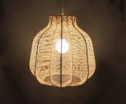 Hand Make Rattan Pendant Lights-Creative Lighting Fixtures-Decorative Lighting-Flower Lighting-Petal Lighting-Wave Shape Lighting-110-240V