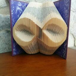 Infinity - Folded Book Art Fully Customizable, Symbol Forever - thumbnail 3