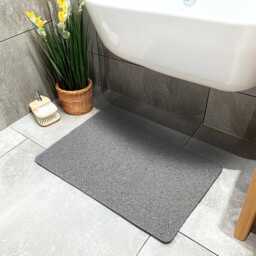 Non-Slip PVC Bath Mat Machine Washable Bathroom Shower Mat - thumbnail 1