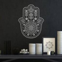 Hamsa Hand Stencil For Walls - Mandala Wall Stencil Large Mandala Wall For Painting On Wood Better Than Decals