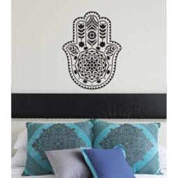 Hamsa Hand Stencil For Walls - Mandala Wall Stencil Large Mandala Wall For Painting On Wood Better Than Decals - thumbnail 2