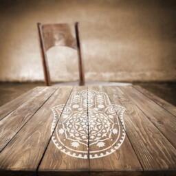 Hamsa Hand Stencil For Walls - Mandala Wall Stencil Large Mandala Wall For Painting On Wood Better Than Decals - thumbnail 3
