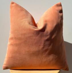 Salmon Acrylic Pillow Cover, Textured Woven, Indoor Outdoor