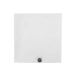 White Baby Eco-Friendly Burp Cloth in Natural Linen, Swaddle Blanket - thumbnail 2