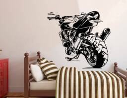 Motocross Motorcycle Wall Decal Removable Dirt Bike Decor 4282 - thumbnail 1
