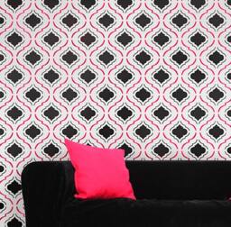 Wall Stencil Moroc-N-Roll - Beautiful Trendy Moroccan Stencils For Diy Wall Decor - thumbnail 2