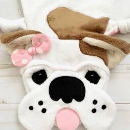 English Bulldog Baby Plush Mini Lovey - thumbnail 3