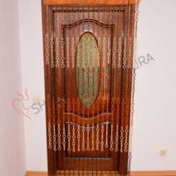 Handmade Beech Wood Beaded Door Curtain Bohemian Decor - thumbnail 2