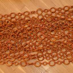 Handmade Beech Wood Beaded Door Curtain Bohemian Decor - thumbnail 4
