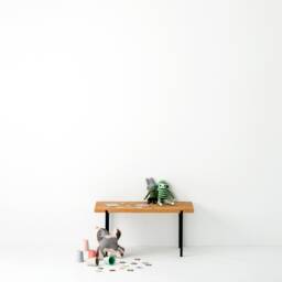 Small Bench Made Of Oiled Oak Usable As A Practical Shelf, Sideboard Or - thumbnail 2
