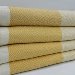 "Diamond Blanket, Large Towel, Throws, Turkish Bedspread, Turkish Blanket, 79""x95" - thumbnail 3
