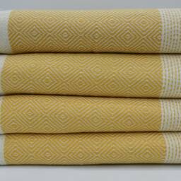 "Diamond Blanket, Large Towel, Throws, Turkish Bedspread, Turkish Blanket, 79""x95" - thumbnail 2