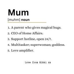 Mum Definition Soy Candle, New Mother's Day, Birthday, Christmas Gift - thumbnail 2