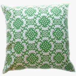 Outdoor Indoor Pillow Custom Cover - Navy Blue Green Lime Ivory Multiple Pillows Sizes 18 X 18, 16X16, 20X20 - thumbnail 3