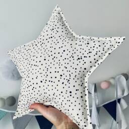 star Pillow Cushion Moon Nursery Decor Baby Girl Boy Crib Toy Pastel Kids Throw Toddler Shower Gift - thumbnail 2