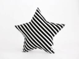 star Pillow Cushion Moon Nursery Decor Baby Girl Boy Crib Toy Pastel Kids Throw Toddler Shower Gift - thumbnail 1