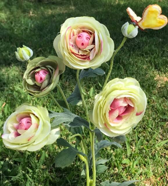 "Alice in Wonderland - Non Talking Flowers " - image 1